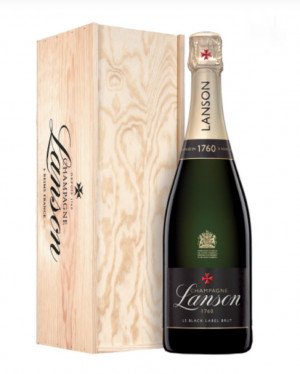 Champagne Black Label Brut Magnum Lt. 1,5 cassetta legno - Lanson